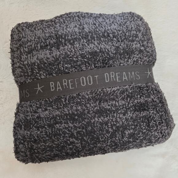 Barefoot Dreams CozyChic Pom Pom Beanie & Oversized Scarf Set Expresso Cocoa NWT main image 9